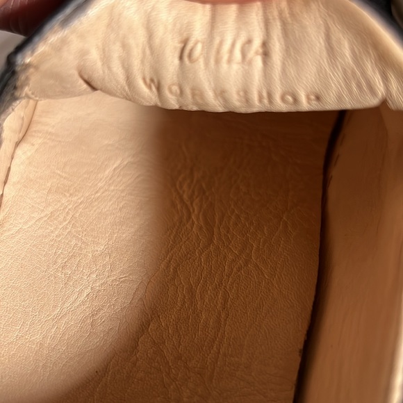 BED|STU HERMIONE Slip On Leather Shoes, Black Rustic, Women's size 10 with Box - Picture 11 of 16